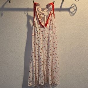 Off-White Red and White Chemise